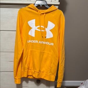 Men’s Under Armour orange hoodie